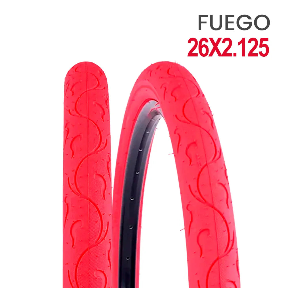 Pneu 26 x 2.125 fuego vermelho