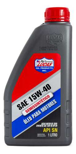 Óleo Lubrificante De Motor Semissintético Sae 15w40 Api Sn