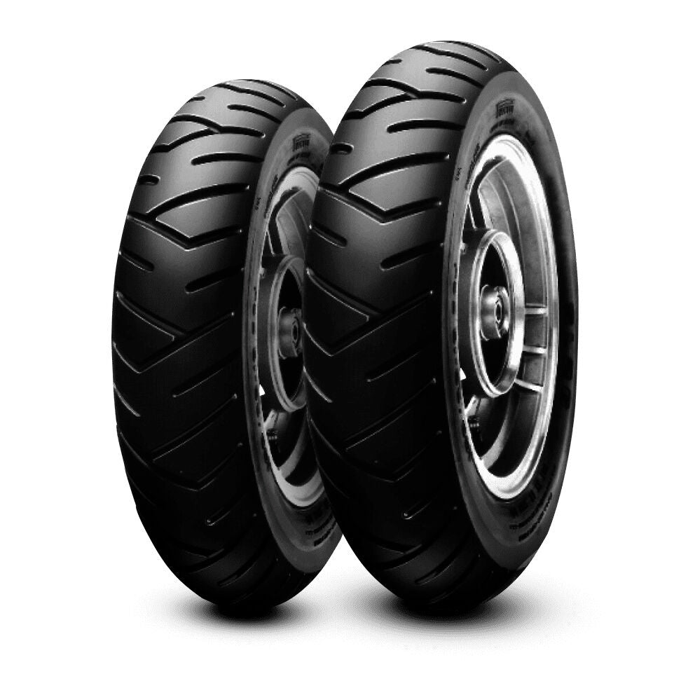 Pneu Pirelli 90/90-10 SL 26 (TL) 50J (D) Scooter Burgman 125 (FAZ Par com Pneu Traseiro 100/90-10 SL26) – foto 1