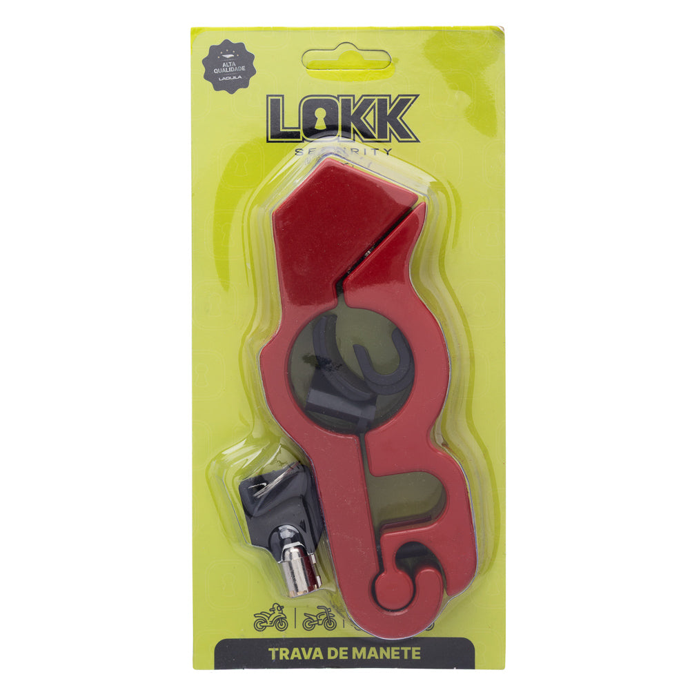 Trava de Manete Lokk Security Anti-Furto – Vermelha