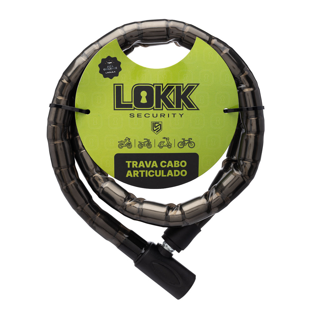 Trava de Cabo Articulado Lokk Security Anti-Furto – 22mm x 120mm