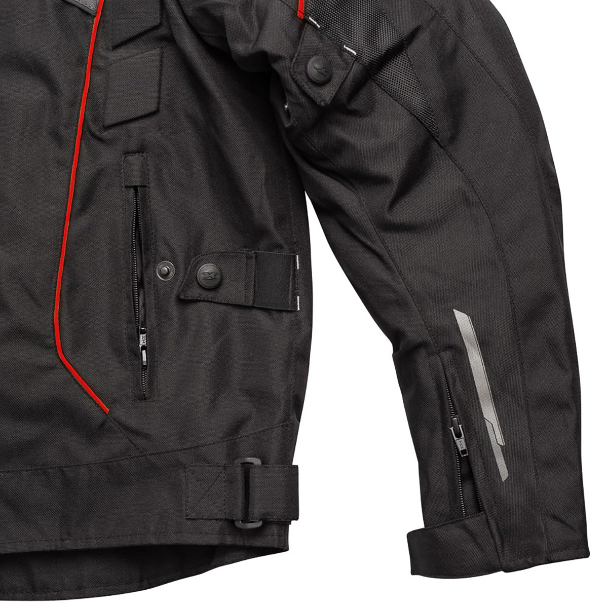 Jaqueta Texx New Strike V2 Masculina Preto Vermelho – foto 5