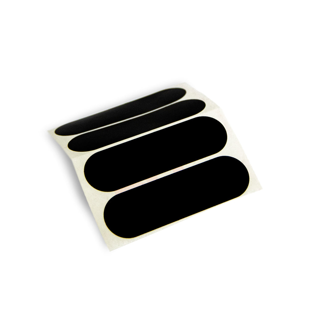 Kit Adesivo Texx Refletivo Preto (4 Peças) - Tamanho Inmetro – foto 1