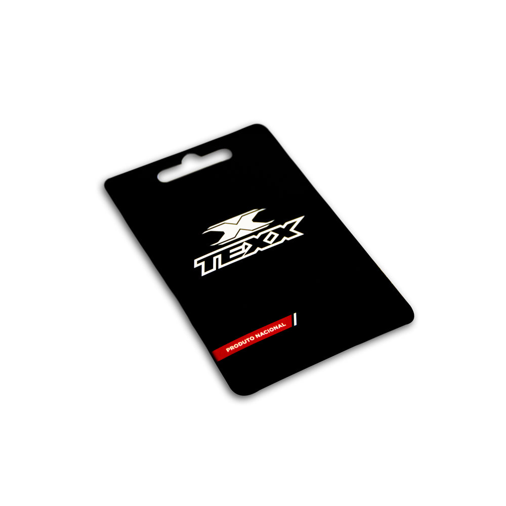 Kit Adesivo Texx Refletivo Preto (4 Peças) - Tamanho Inmetro – foto 2