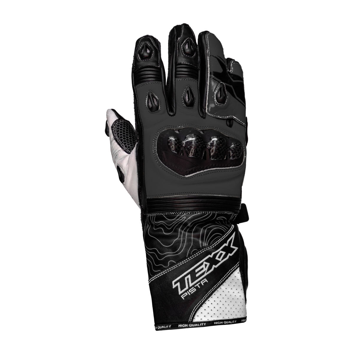 Luvas Texx Pista Preto Cinza – Par – foto 1