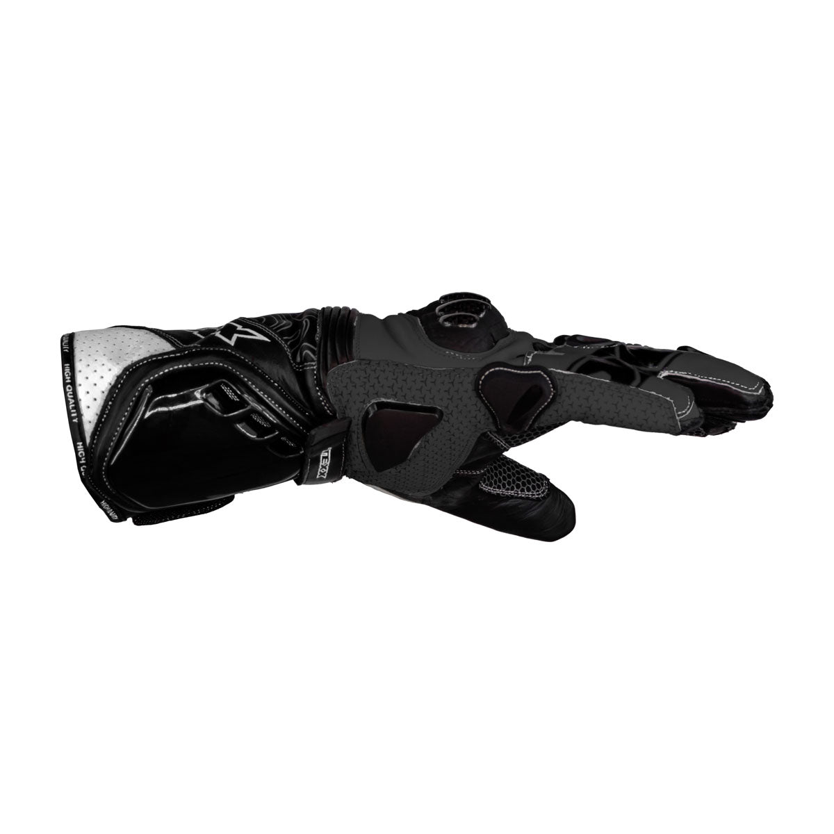 Luvas Texx Pista Preto Cinza – Par – foto 3