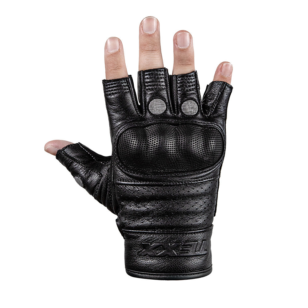Luvas Texx Liberty Meio Dedo Preto – Par