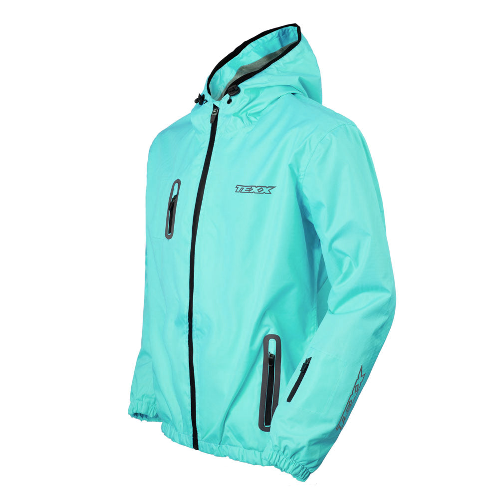 Jaqueta Texx Corta Vento Neon V2 Azul Clar – foto 2