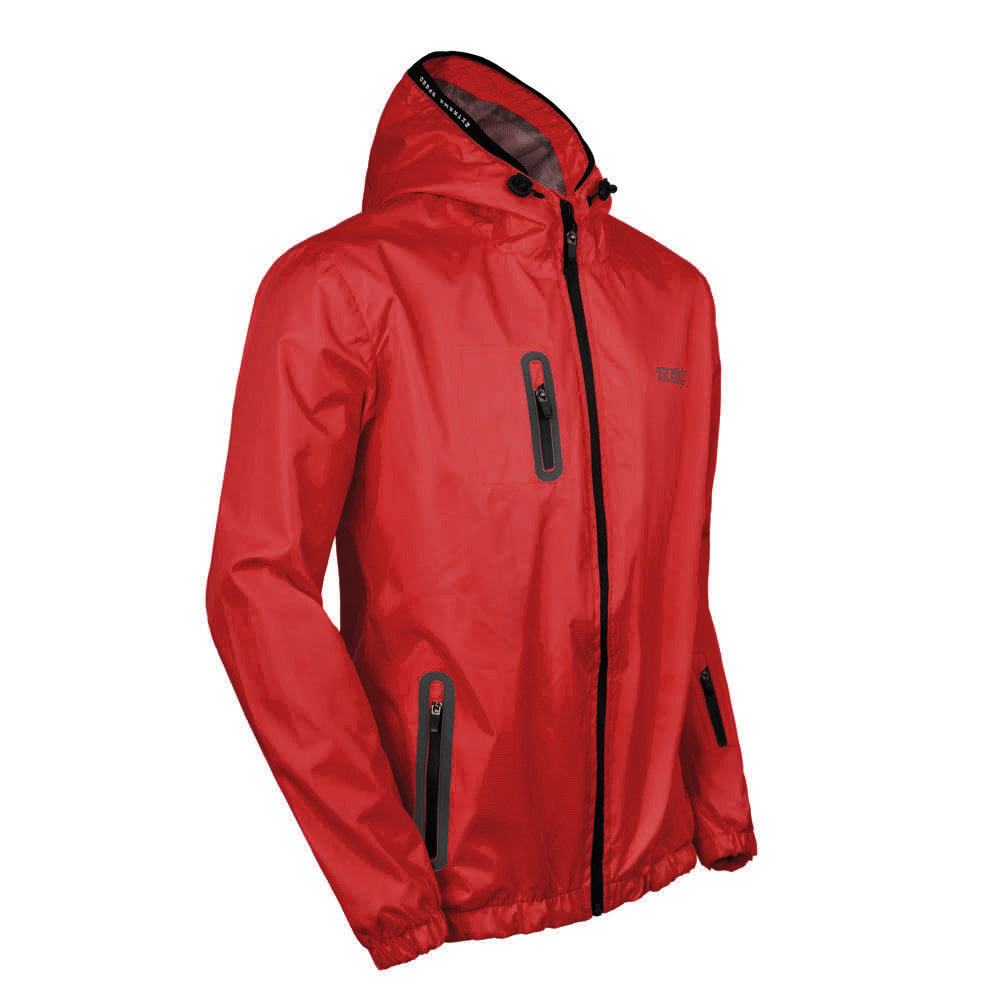 Jaqueta Texx Corta Vento Neon V2 Vermelho – foto 1