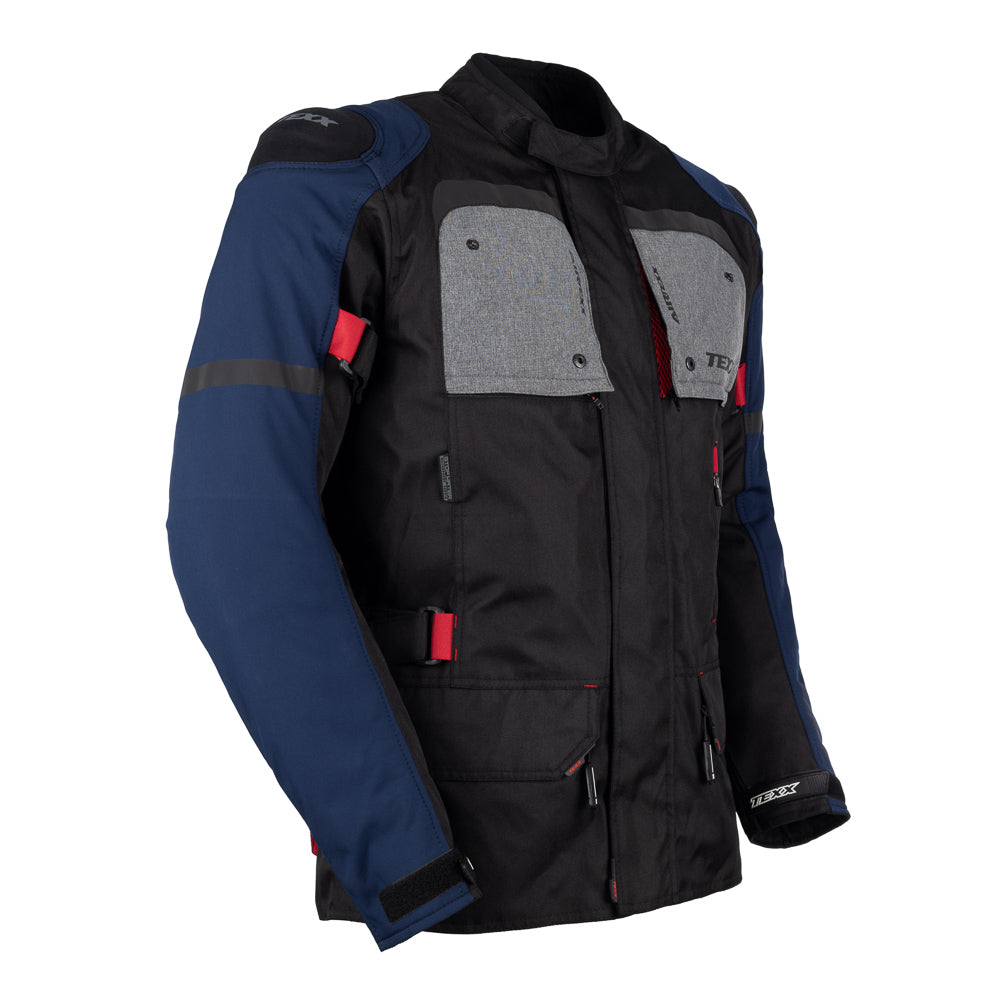 Jaqueta Texx Armor Masculina Preto Azul Vermelho Cinza – foto 7