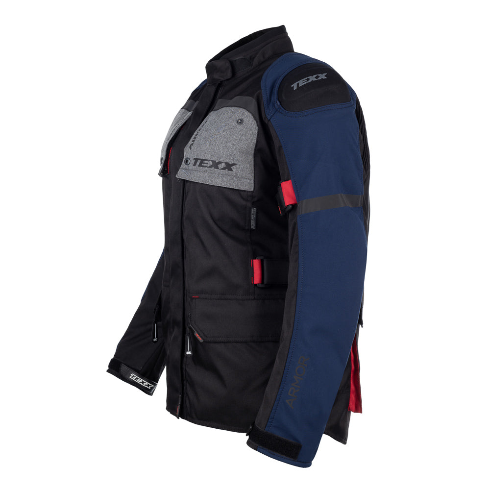 Jaqueta Texx Armor Lady Feminina Preto Azul Vermelho Cinza – foto 9
