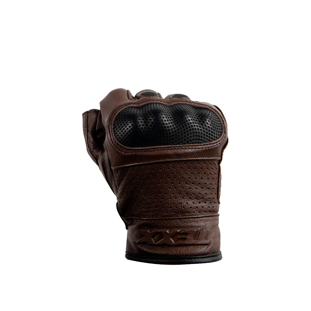 Luvas Texx Liberty Meio Dedo Marrom – Par – foto 4