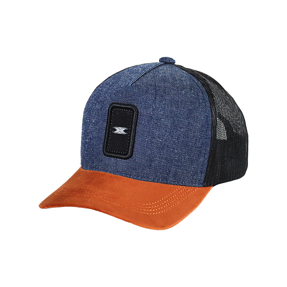 Boné Trucker Texx Jeans Azul e Preto – foto 1