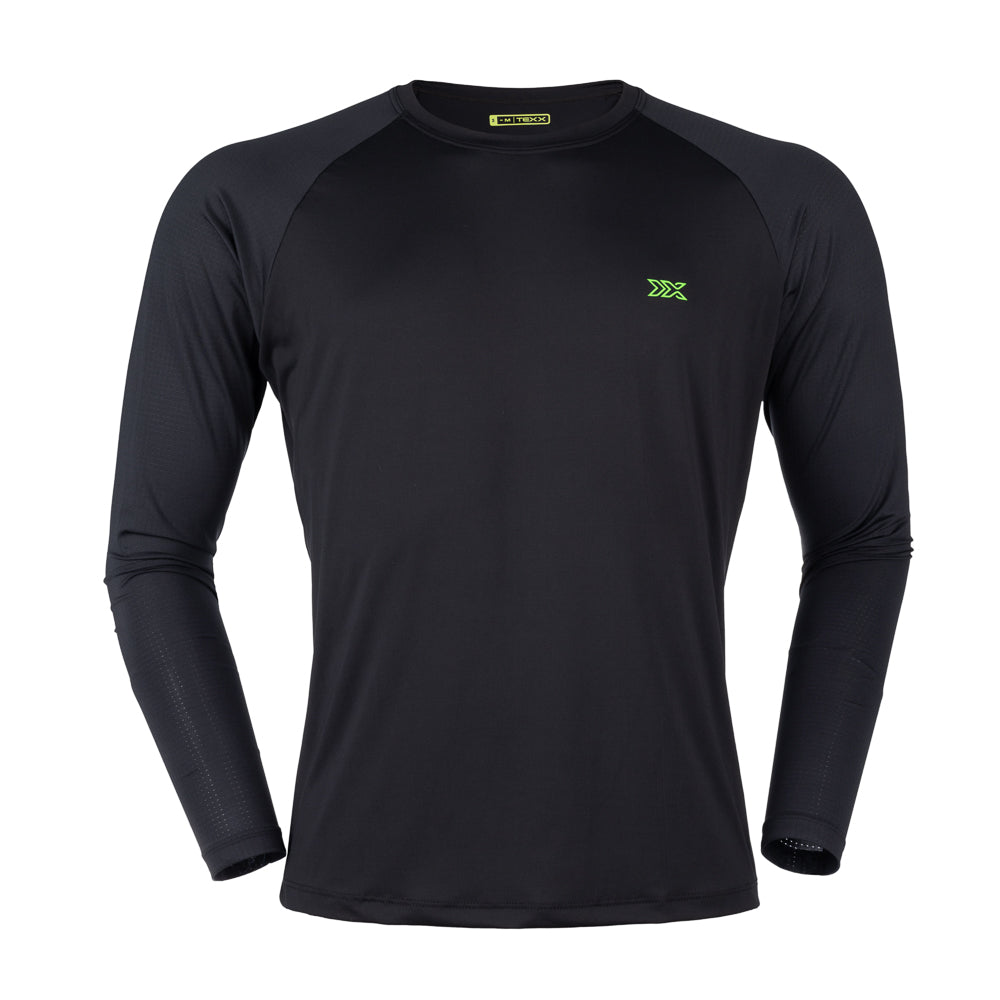 Camiseta Texx Segunda Pele Longa Season V2 Preto – foto 6