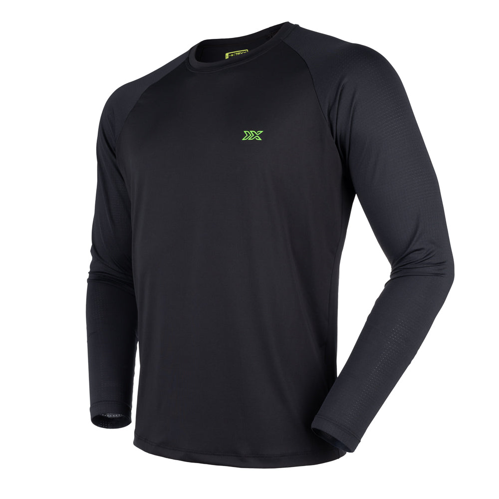 Camiseta Texx Segunda Pele Longa Season V2 Preto – foto 8