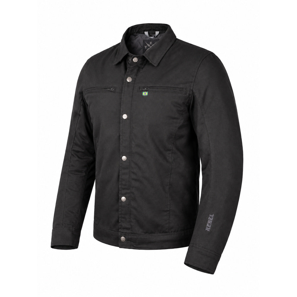 Camisa Texx Rebel Masculina Preta – foto 5