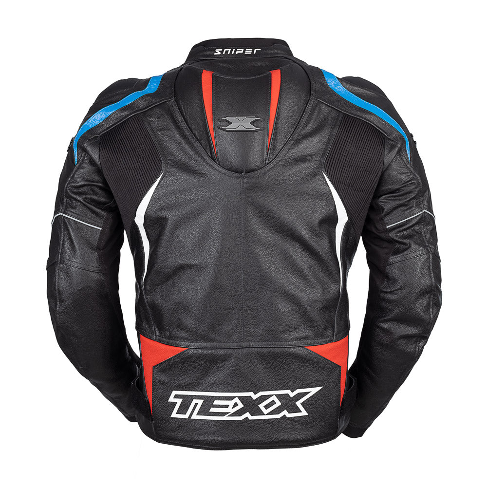 Jaqueta Texx Sniper V3 Preta Vermelha e Azul Masculina