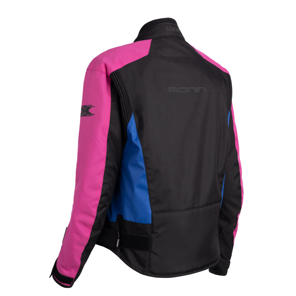 Jaqueta Texx Ronin V2 Lady Feminina Preto Rosa Azul – foto 8