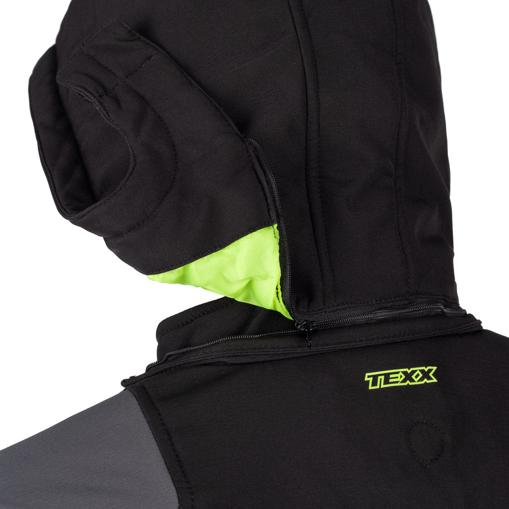 Jaqueta Texx Miami Cinza Preto Verde – foto 4