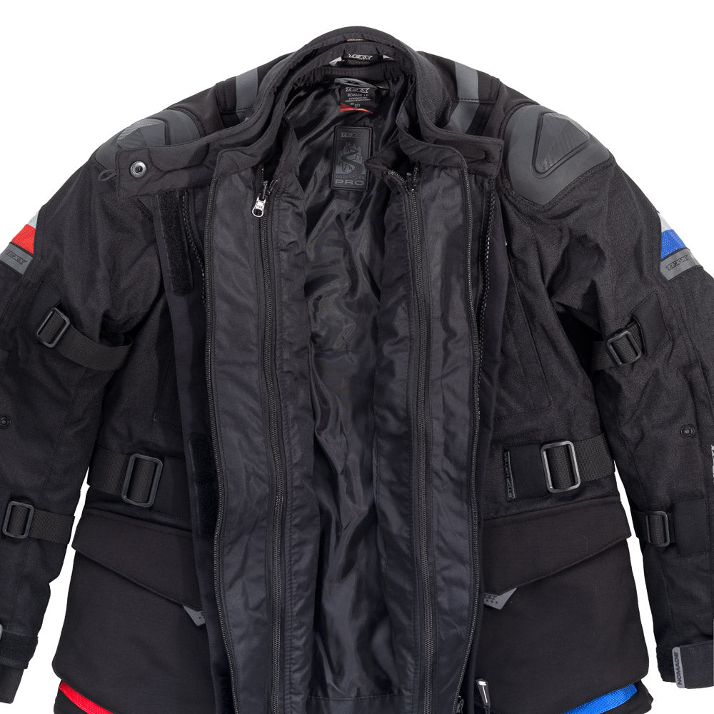 Jaqueta Texx Nomade Lady Feminina Preto Azul Vermelho – foto 6