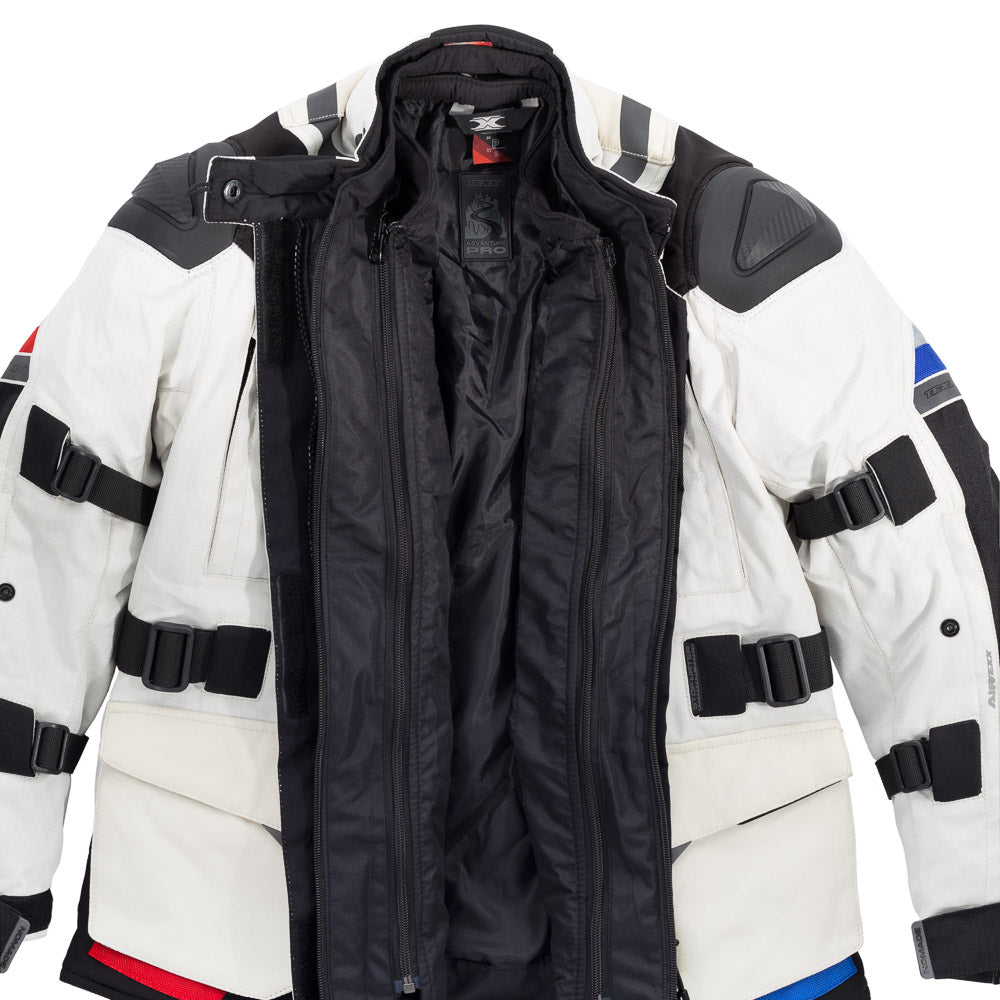 Jaqueta Texx Nomade Lady Feminina Branco Azul Vermelho – foto 6