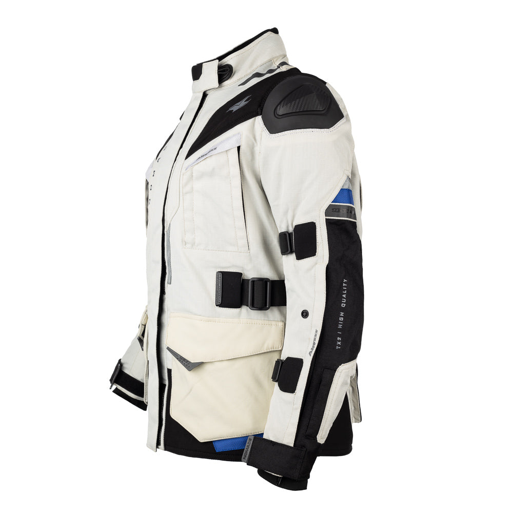 Jaqueta Texx Nomade Lady Feminina Branco Azul Vermelho – foto 9