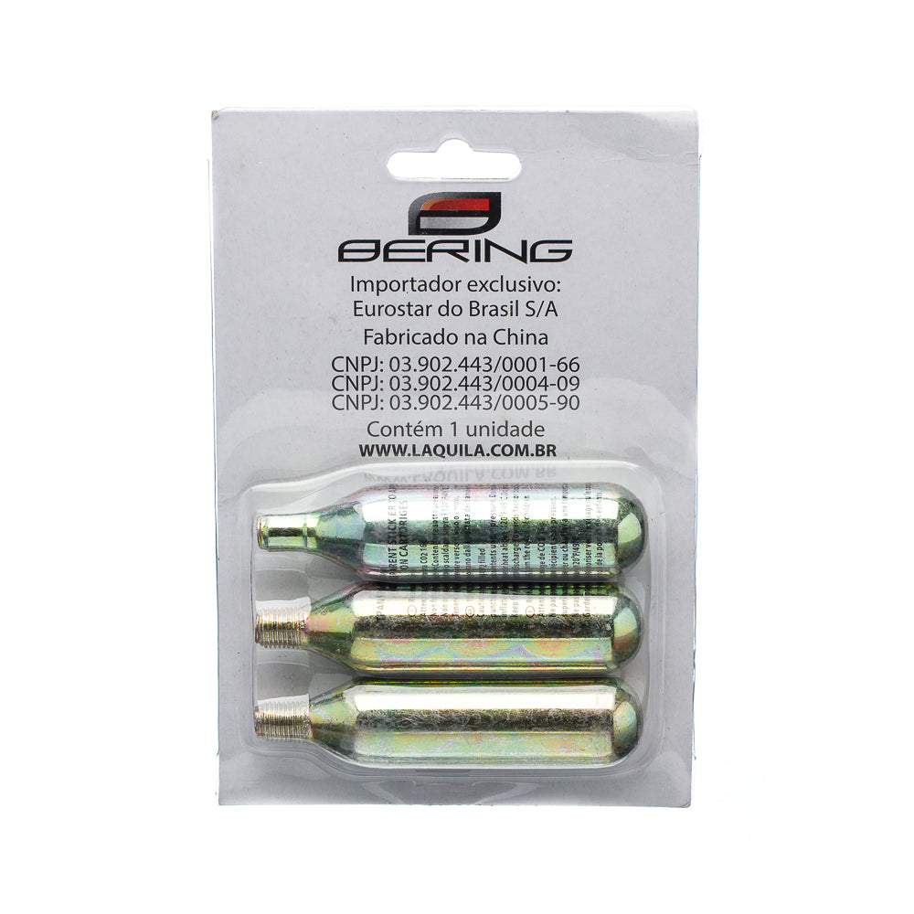Kit Conserto Pneu Bering (Somente 03 Garrafas de CO2 16g) – foto 1