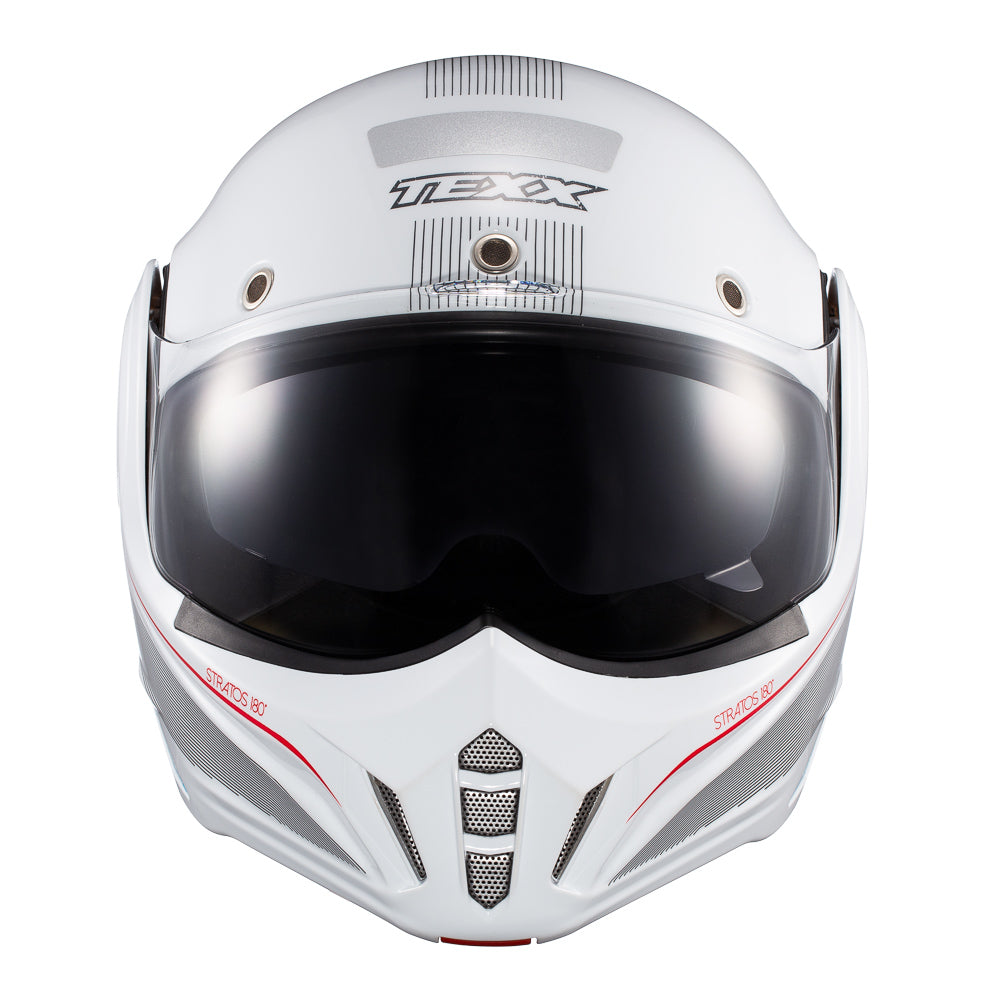 Capacete Texx Stratos 180 Journey Branco / Azul / Vermelho – foto 2