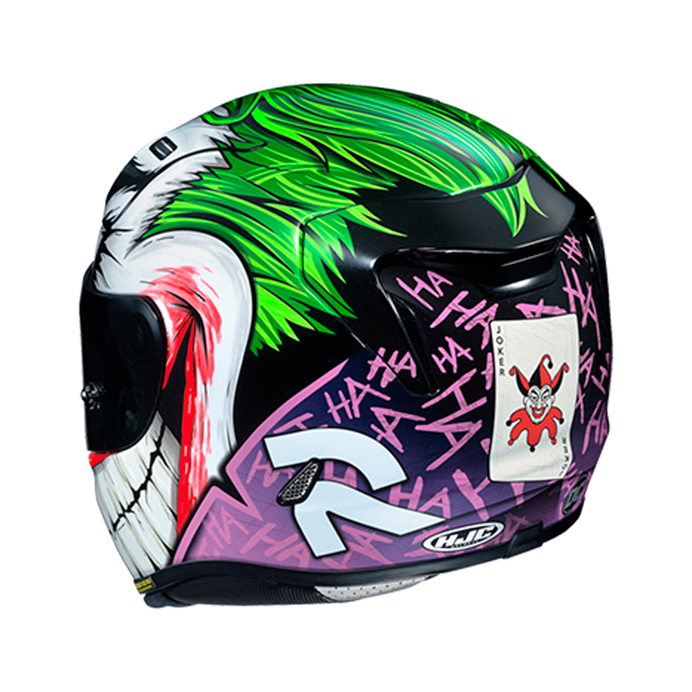 Capacete HJC Rpha 11 DC Joker Verde e Roxo – foto 4