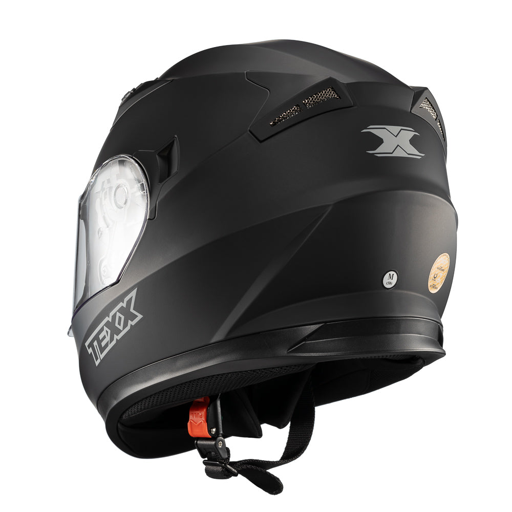 Capacete Texx Strike Sólido Preto Fosco – foto 10