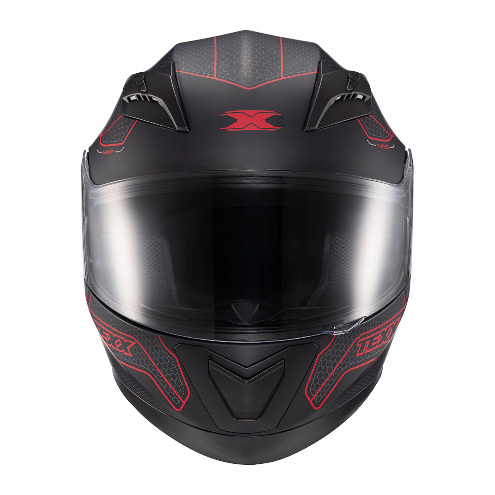 Capacete Texx Strike Panther Vermelho Fosco – foto 1