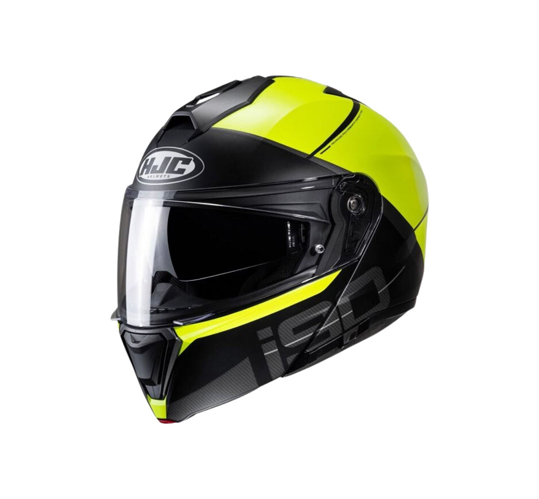 Capacete HJC I90 MAY Preto e Verde – foto 2