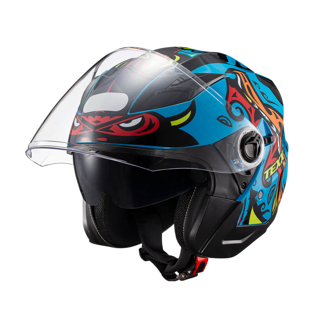 Capacete Texx Ugello - Hunger Azul – foto 2