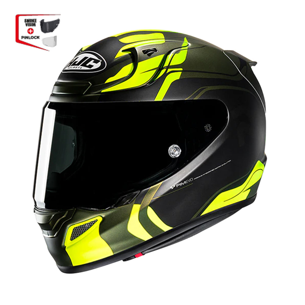 Capacete HJC Rpha 12 Lawin Preto Verde – foto 1