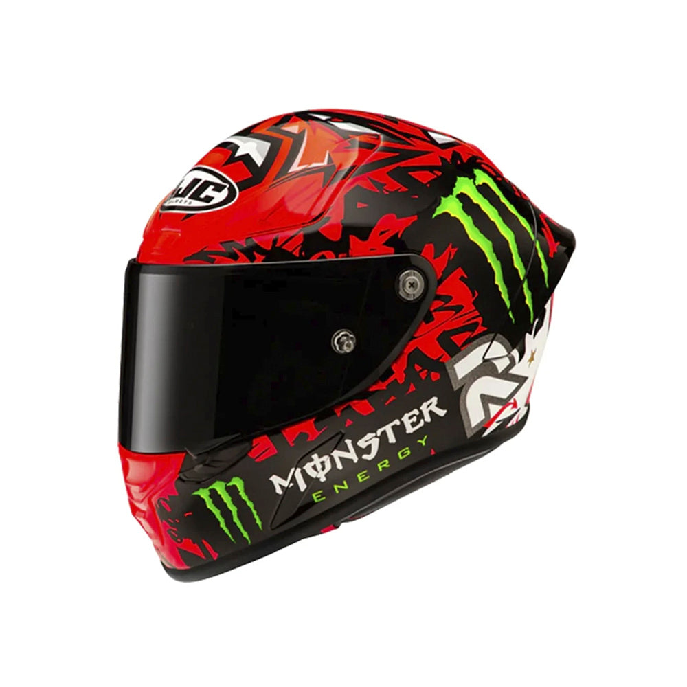 Capacete HJC Rpha 1 Quartararo Réplica Vermelho Preto Branco – foto 1