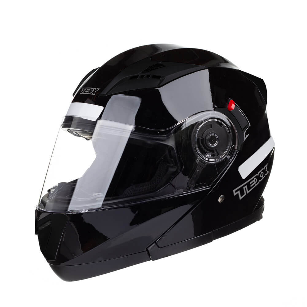 Capacete Texx Escamoteável Gladiator V3 Preto Brilho – foto 2