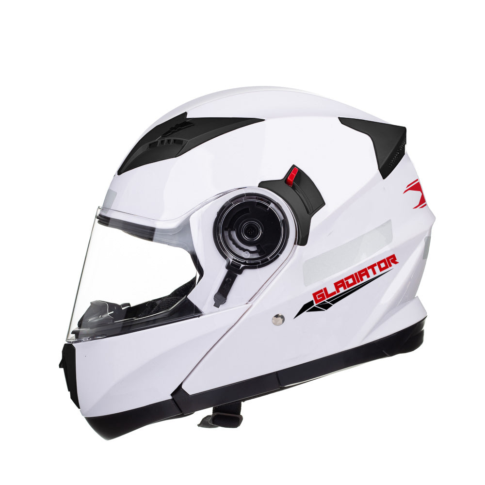 Capacete Texx Escamoteável Gladiator Branco – foto 1
