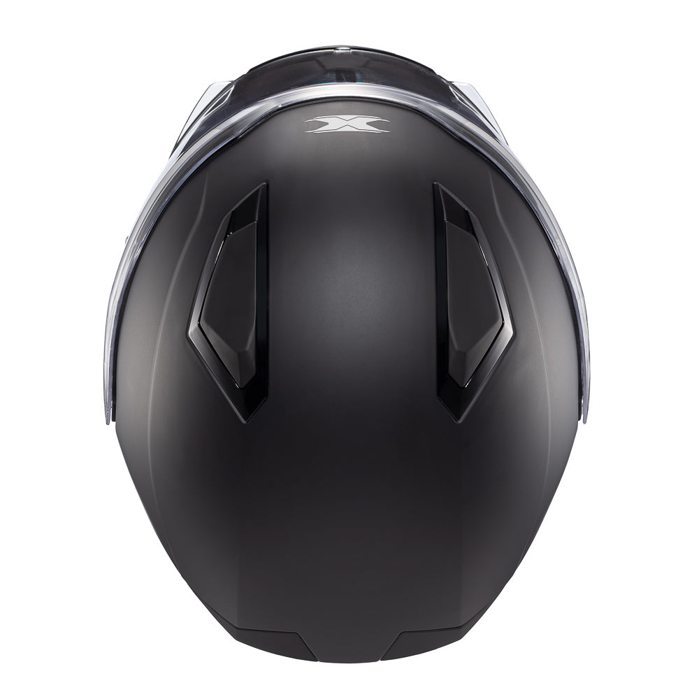 Capacete Texx Escamoteável Kratos Solid Preto Fosco – foto 9