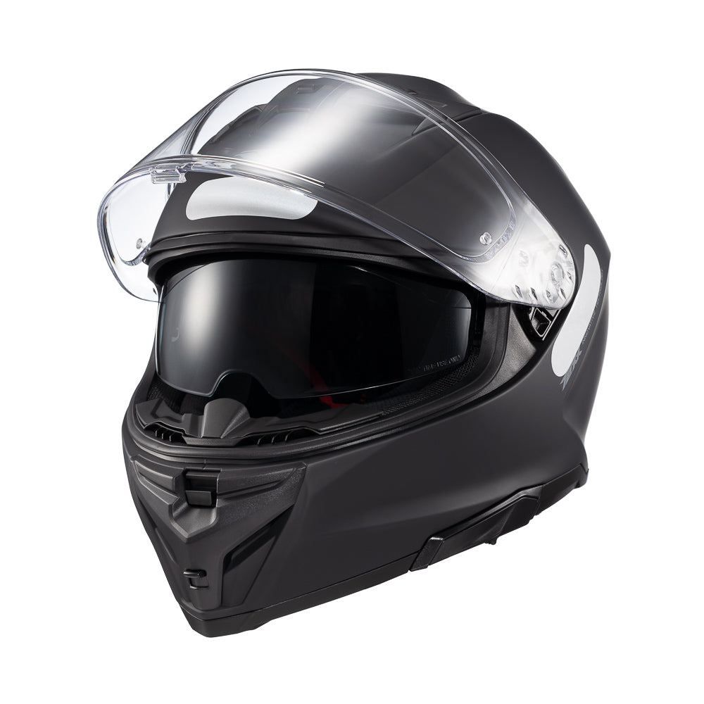 Capacete Texx Fecha Kaiman Solid Preto Fosco – foto 6