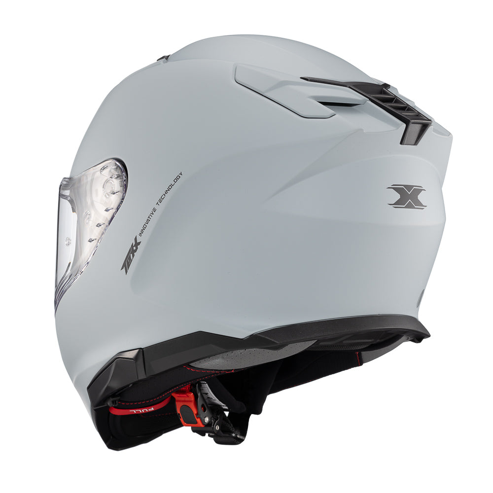 Capacete Texx Fecha Kaiman Solid Cinza Brilho – foto 10