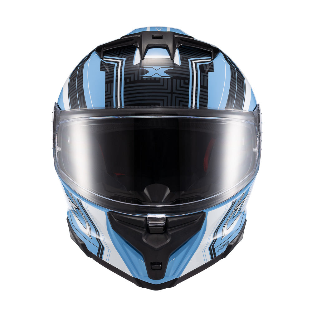 Capacete Texx Fechado Kaiman Flag Argentina Brilho – foto 8