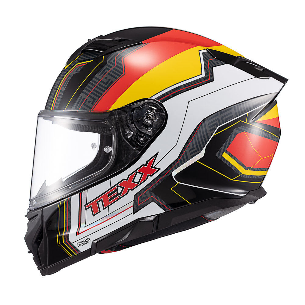 Capacete Texx Fechado Kaiman Flag Alemanha Brilho – foto 2