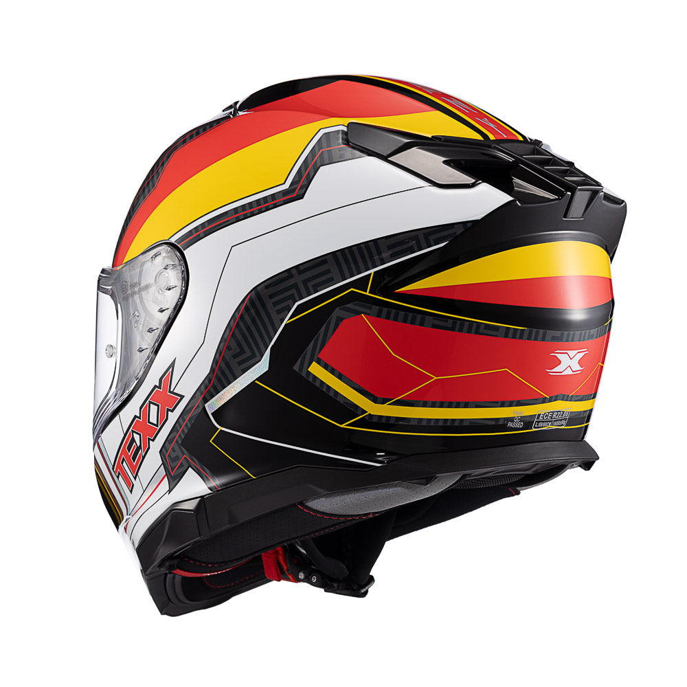 Capacete Texx Fechado Kaiman Flag Alemanha Brilho – foto 10