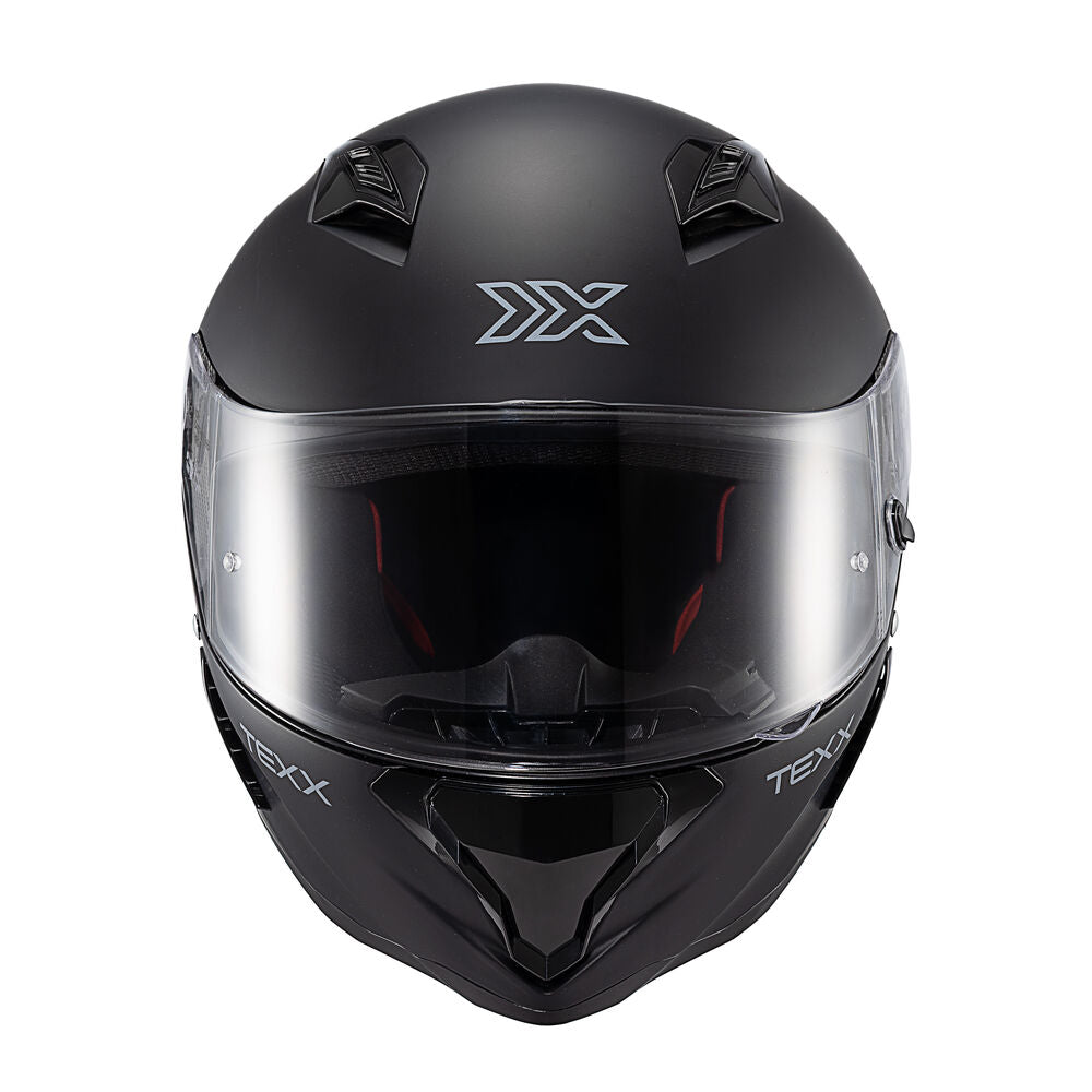 Capacete Texx Fechado Hunter Sólido Preto Fosco – foto 1