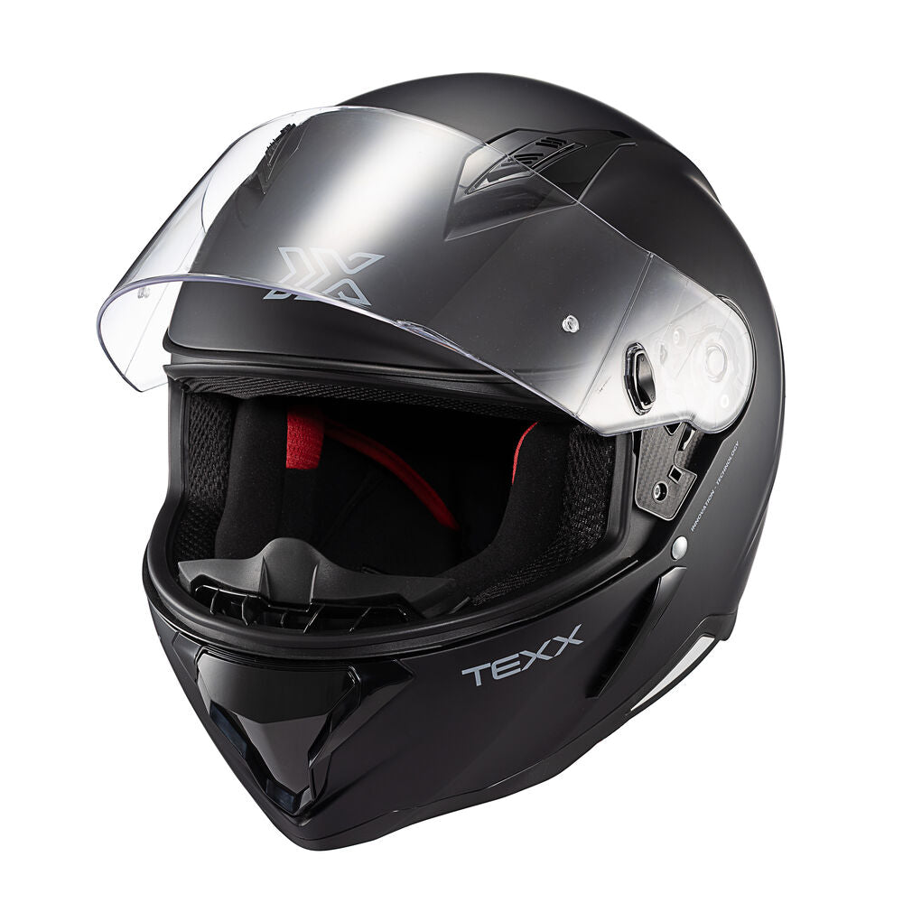 Capacete Texx Fechado Hunter Sólido Preto Fosco – foto 6