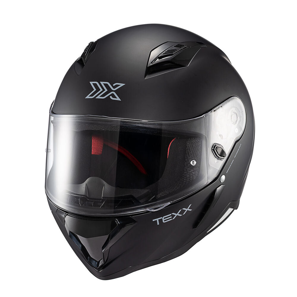 Capacete Texx Fechado Hunter Sólido Preto Fosco – foto 7