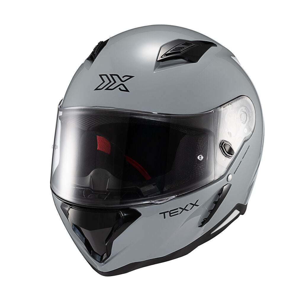 Capacete Texx Fechado Hunter Sólido Nardo Grey Brilho – foto 5