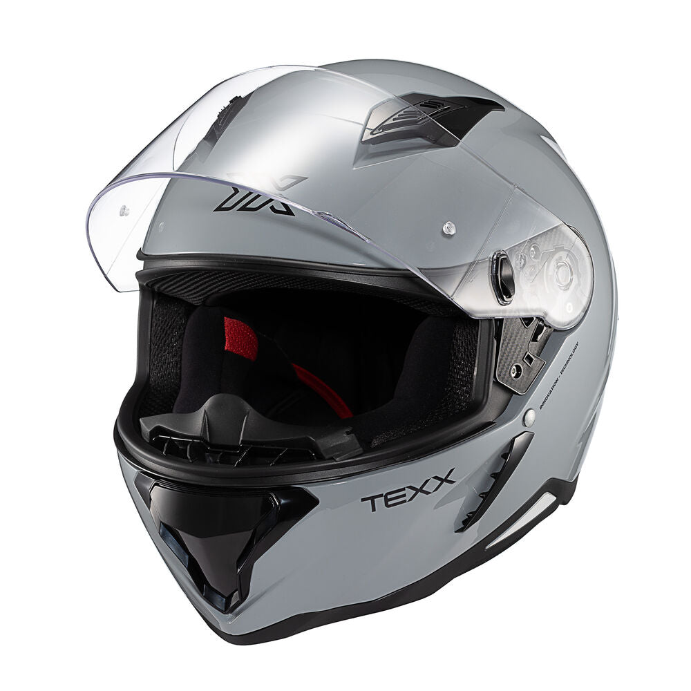 Capacete Texx Fechado Hunter Sólido Nardo Grey Brilho – foto 6