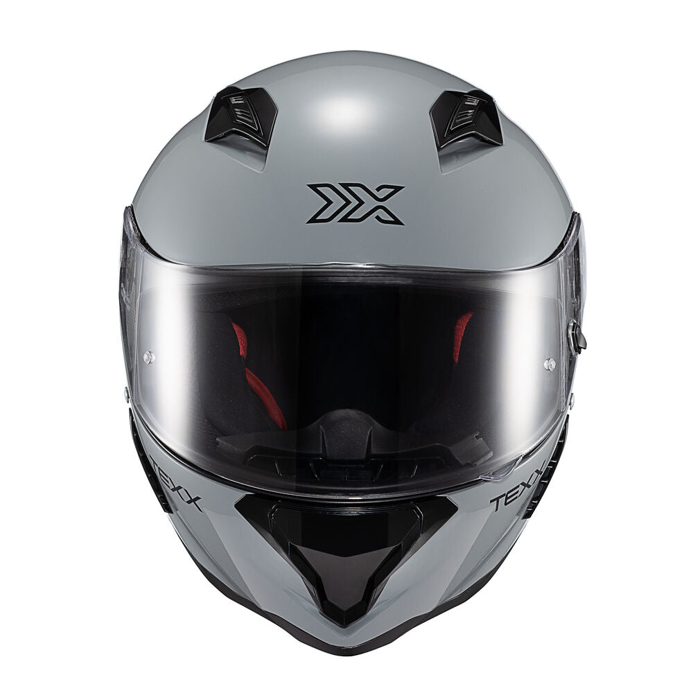Capacete Texx Fechado Hunter Sólido Nardo Grey Brilho