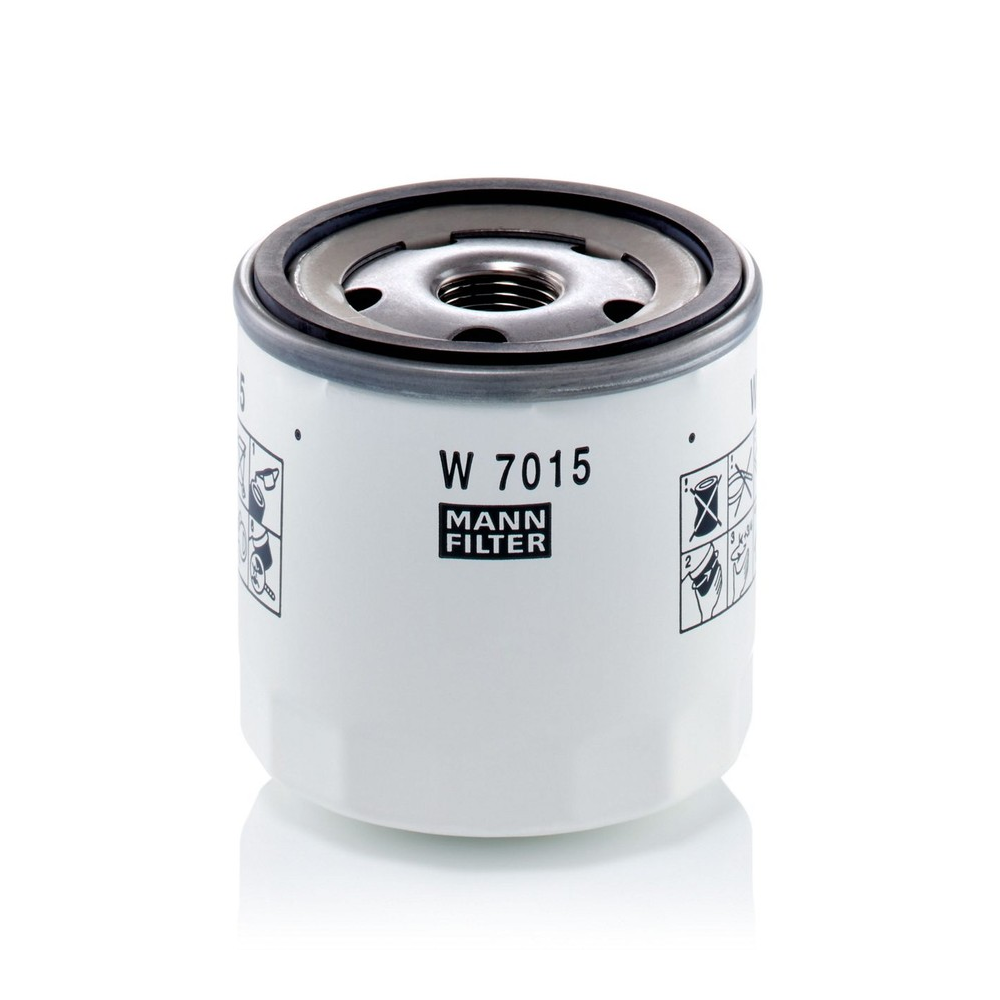 Filtro Blindado Óleo Lubrificante Mann-filter W7015 Ford Ecosport/Focus/Fusion/Ranger/Bronco Sport/Mondeo/Fiesta/Maverick